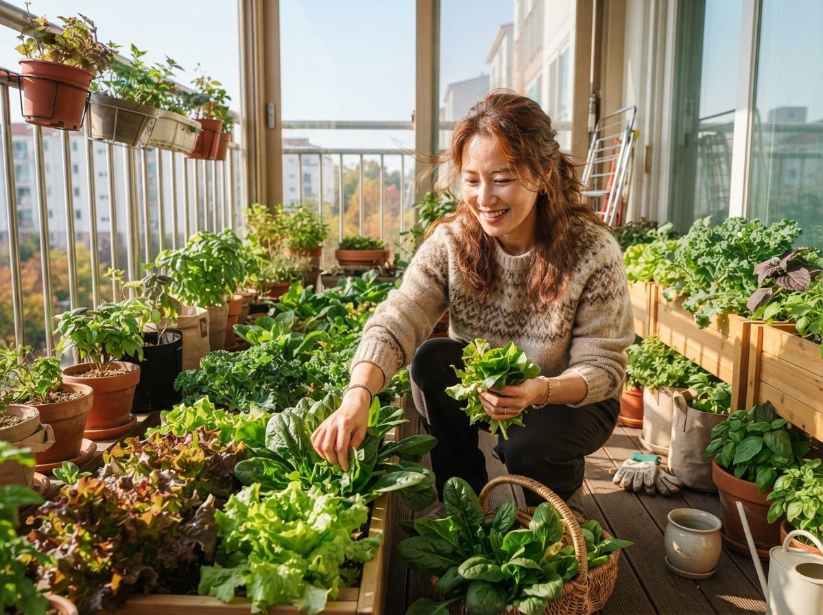 가을 베란다 텃밭 추천 작물 — 초보도 수확까지